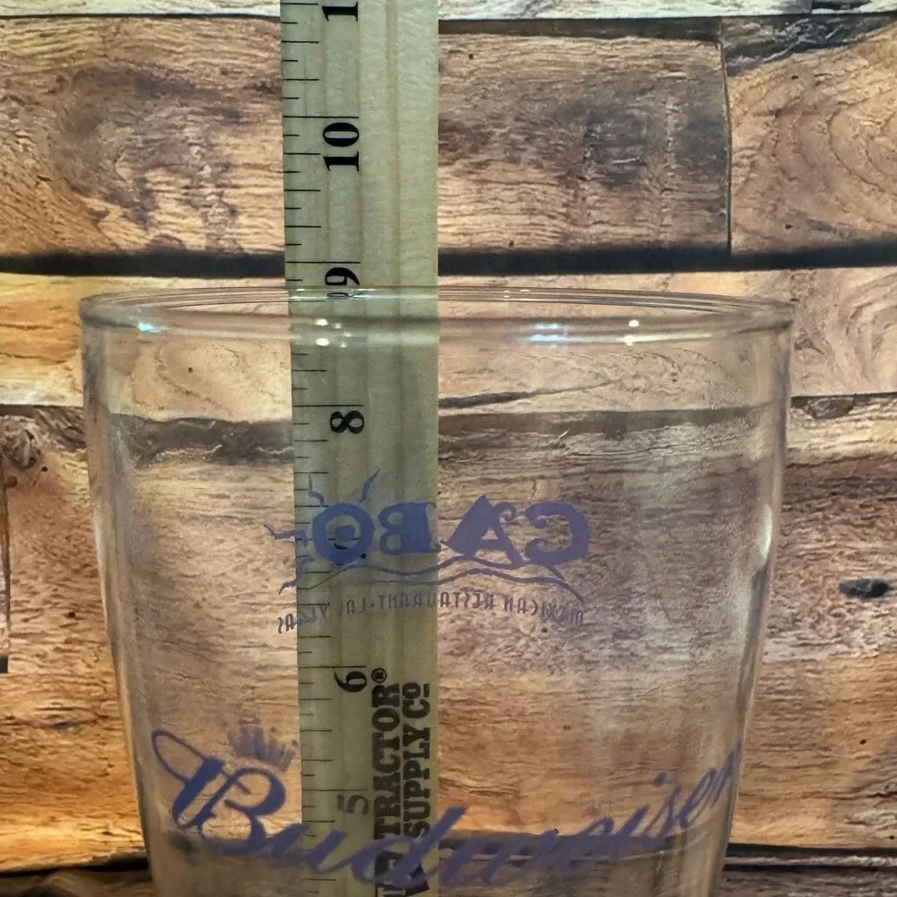 Budweiser Cabo Mexican Restaurant Las Vegas Pilsner Glass 8.75